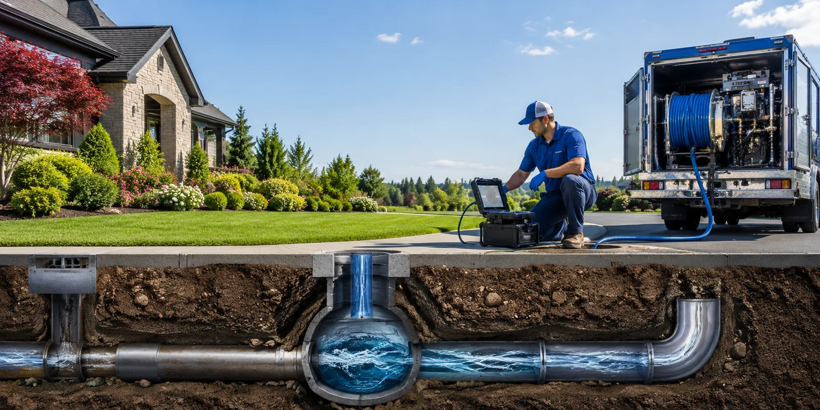 Drainage restoration information for New Baden, IL